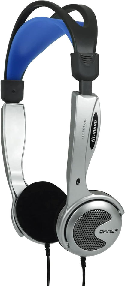 Koss KTXPro1 Titanium On-Ear Portable Headphones – Front View