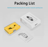 Keyanlai Airpods Cleaner kit,Electronics Cleaning Brush Tool for Computer, PC Monitor,TV Camera Lens with Microfiber Cloth (Yellow)