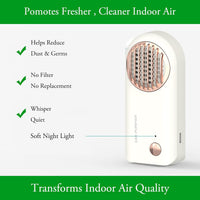 Air Purifier Ozone Machine Odor Removal for Home (White)