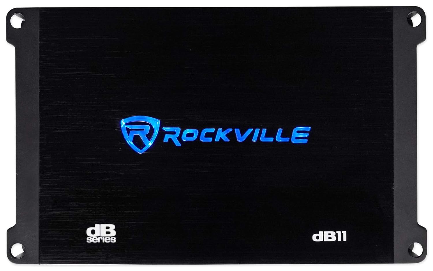 Rockville dB11 1400 Watt Peak/350 Watt RMS Mono 2-Ohm Amplifier Car Amp and Bass Remote