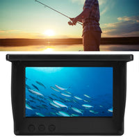 IP67 Waterproof 1000TVL Fish Finder, 4.3in LCD Monitor Underwater Fishing Camera Kit, Portable Fish Depth Finder for Sea Ice Lake Boat Fishing