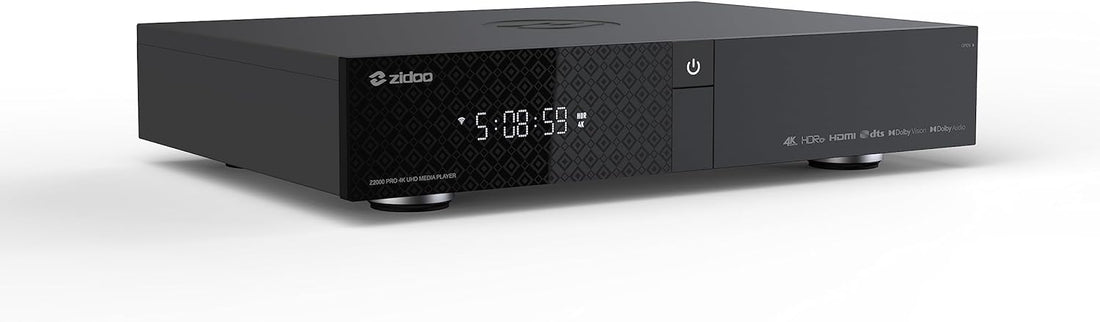 zidoo Z2000 PRO 4K Mxedia Player, RTD1619BPD Chipset, Android 11 OS, Support HDR10+ and All HDR Technoly, Hidden HDD Bay and Antennas WOL, Smart HDR Android TV Box