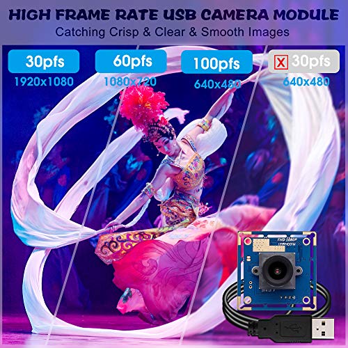 SVPRO 1080P: HD USB Camera Module with 2MP OV2710 CMOS – Close-up Detail