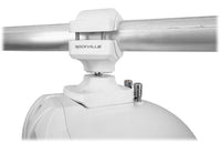 Pair Rockville RWB70W White 6.5" 250w Marine Wakeboard 360° Swivel Tower Speakers