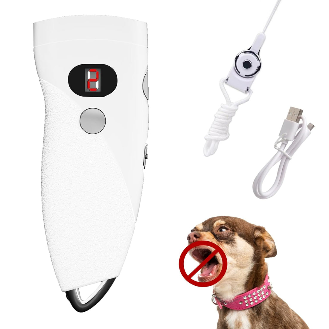 Ankrs Dog Barking Control Devices-White