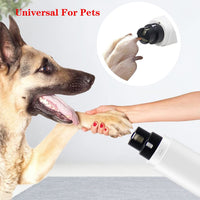 Pet Cat Dog Nail Grinder, Upgraded 2-Speed Electric USB Rechargeable Pet Nail Grinder Trimmer Painless,with 2 Grinding Wheels,Paws Grooming & Smoothing for Small Medium Large Dogs & Cats