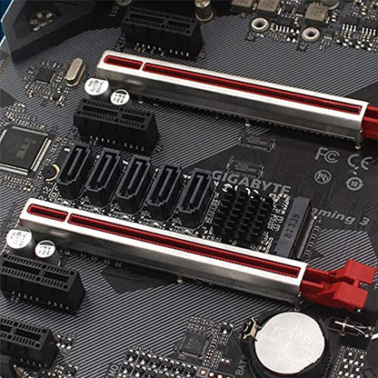 Xiwai NGFF NVME M-Key PCI Express to SATA 3.0 6Gbps 5 Ports – Packaging