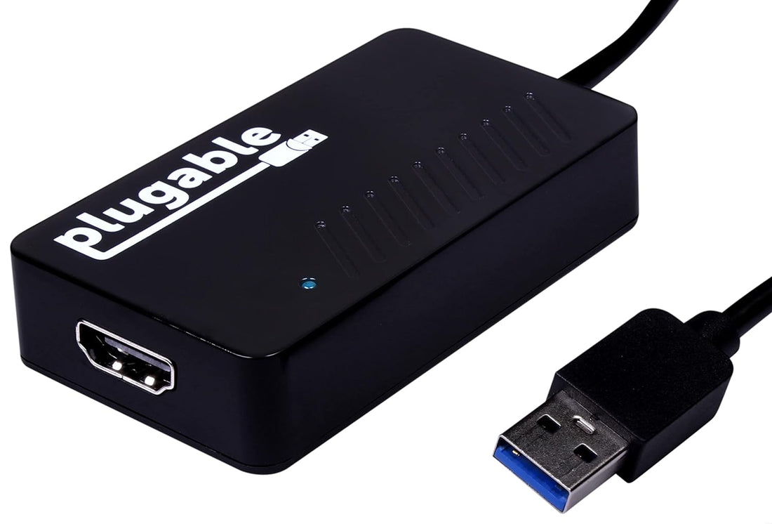 Plugable USB 3.0 to HDMI Video Graphics Adapter with Audio for Multiple Monitors up to 2560x1440 (Supports Windows 10, 8.1, 7)