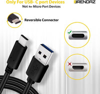 BRENDAZ Type C USB Cable, Replacement USB-C 3.1 Charge & Sync Cable Compatible with RODE VideoMic NTG Shotgun, PodMic USB, NT-USB Mini Microphone and More. (USB Type-C to USB-A)