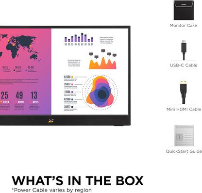 ViewSonic VA1655: 15.6 Inch 1080p Portable IPS Monitor – View 12