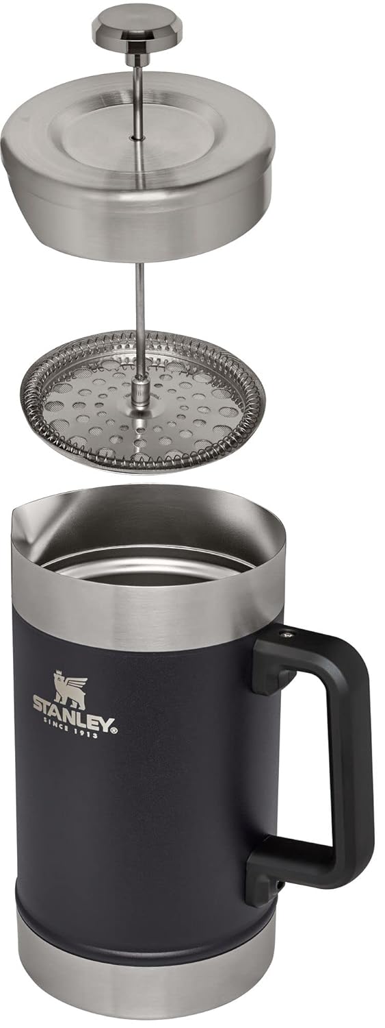 Stanley 10-02888-042 The Stay-Hot French Press Matte Black 48OZ / 1.4L