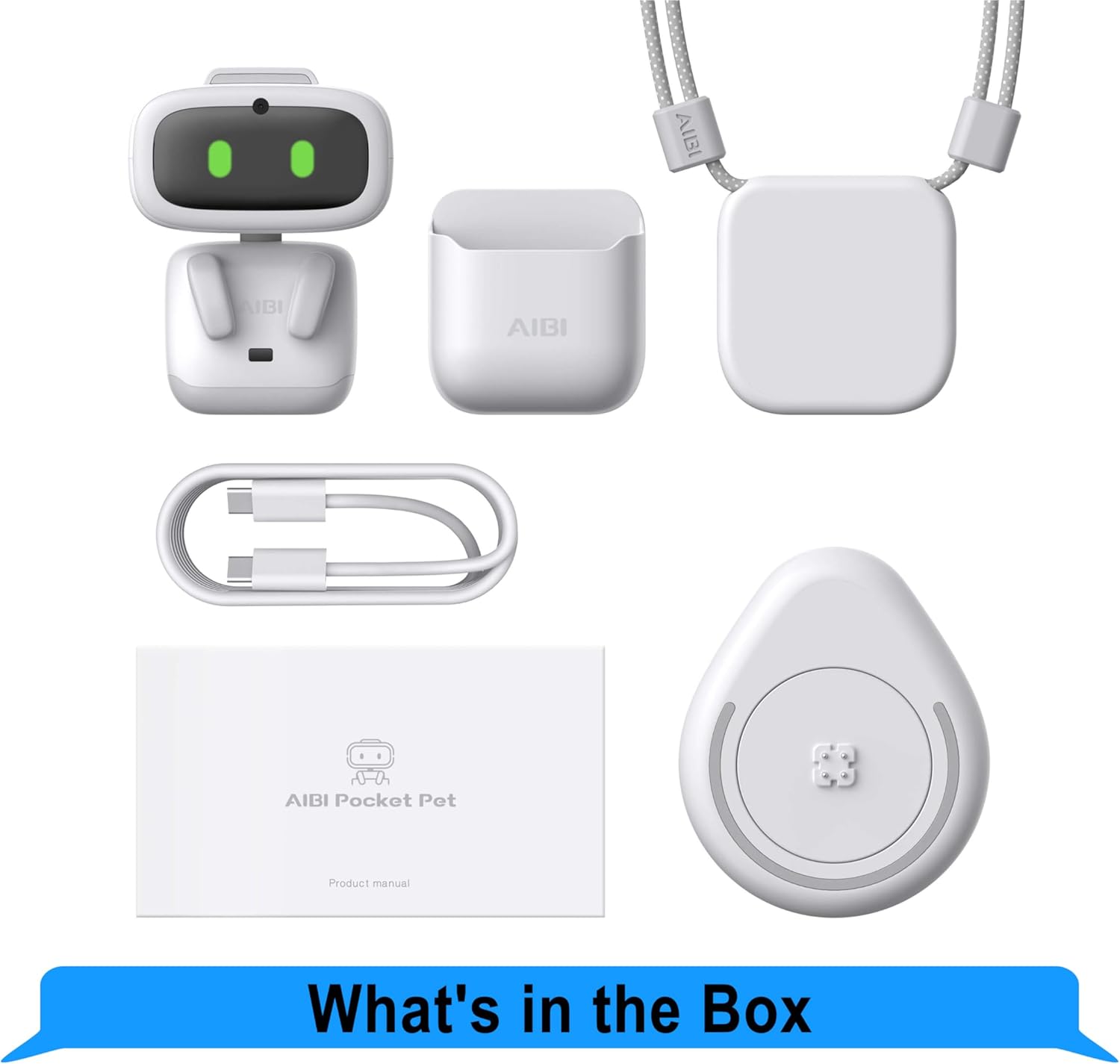 Aibi Pocket Pet: Wearable Robot – Back View