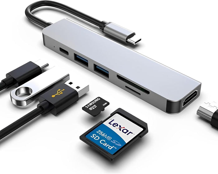 Adapter Docking Station: USB-C to HDMI Adapter for Monitor – Front View