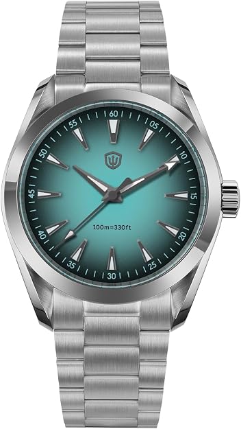 Watchdives VH31 Quartz Watch: Watchdives WD0006 38mm Domed – Front View