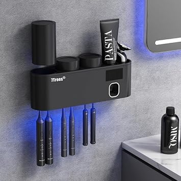 Home & Kitchen  Home Storage & Organisation  Bathroom Accessories & Organization  Toothbrush Holders