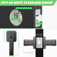 Smart Lock, FITNATE Keyless Smart Lock Digital Door Lock, Waterproof Electronic Keypad Door Lock with Spare Keys, Great for Home, Hotel and Office