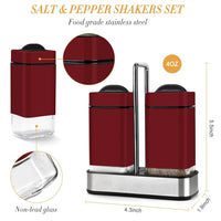MF salt and pepper shaker2+1(RED)
