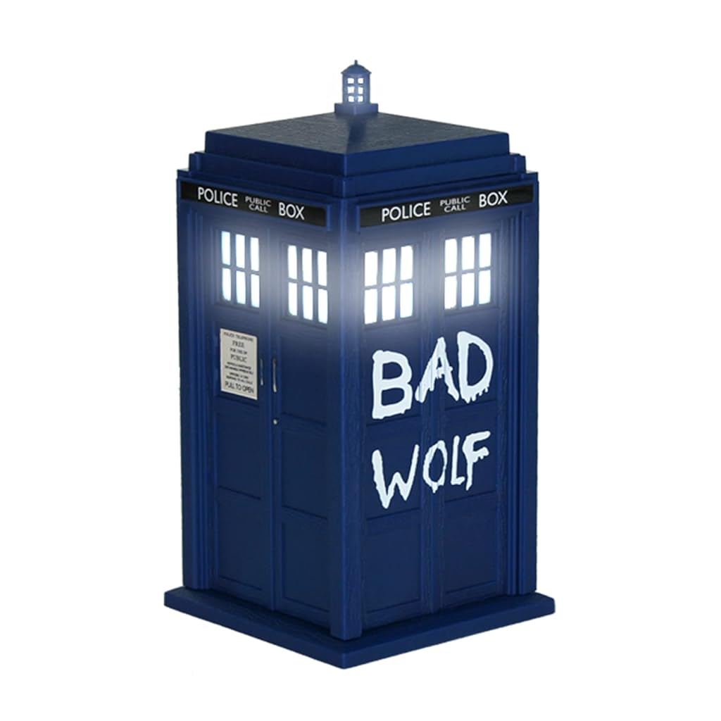 Massive Audio Doctor Who Bad Wolf TARDIS Wireless Bluetooth Speaker with LEDâ€s and Sound Effects