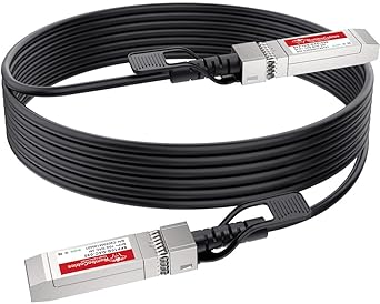 RamboCables SFP+ DAC Cable, (23ft/7m) 10G SFP+ Twinax Cable, Direct Attach Copper(DAC) Passive Cable, for Cisco SFP-H10GB-CU3M, Meraki,Ubiquiti UniFi and More, Length Options: 0.3m-7m