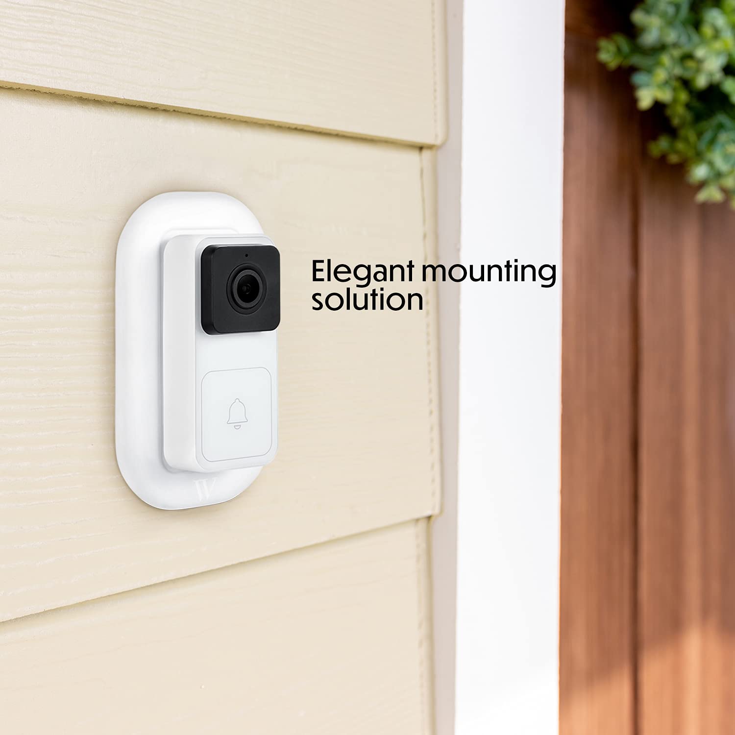 Wall Plate Compatible With Wyze Video Doorbell - Weather Resistant Wyze Video Doorbell Camera Mount - By Wasserstein