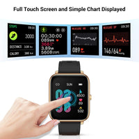 CanMixs Smart Watch for Android Phones iOS Waterproof Smart Watches for Women Men Sports Digital Watch Fitness Tracker Heart Rate Blood Oxygen Sleep Monitor Touch Screen Compatible Samsung iPhone