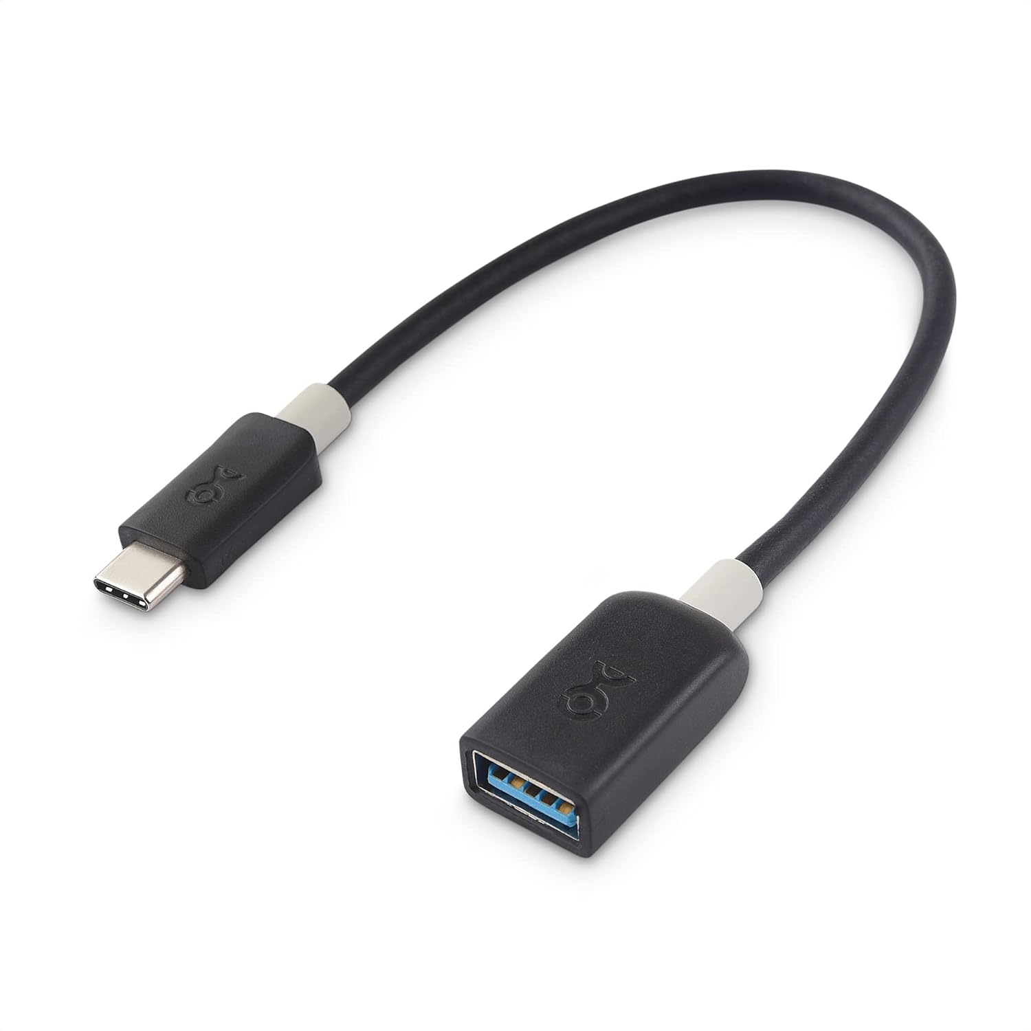 Cable Matters® USB 3.1 Type C (USB-C) to Type A (USB-A) Adapter in Black 6 Inches