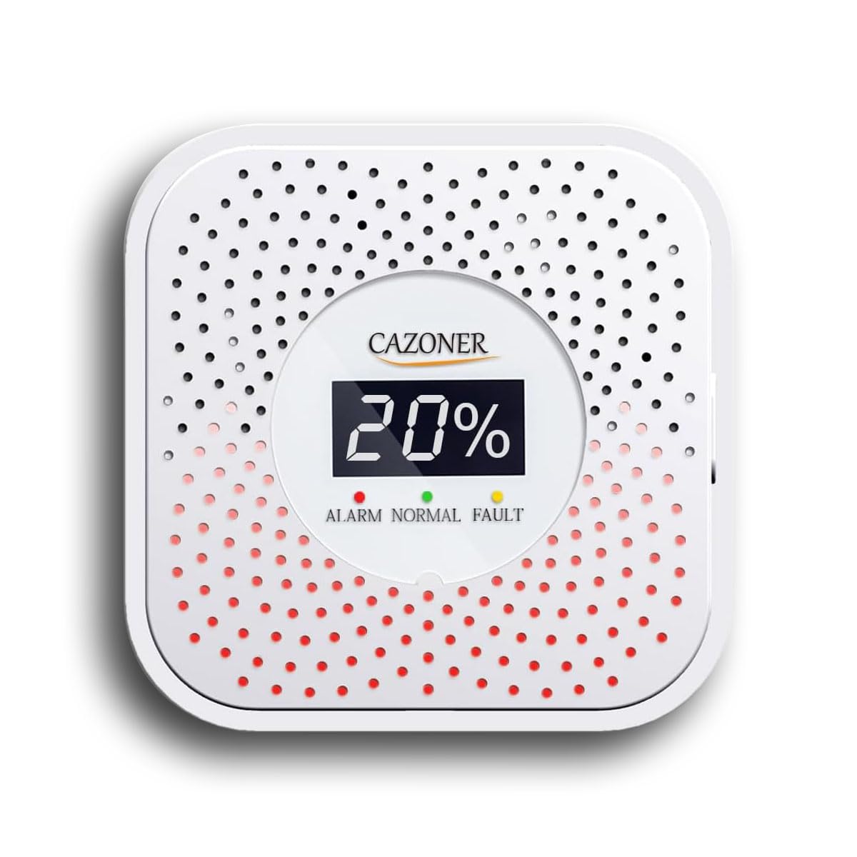 Gas Cazoner: CAZONER Natural Gas Detector 10-Year Lifespan – Back View