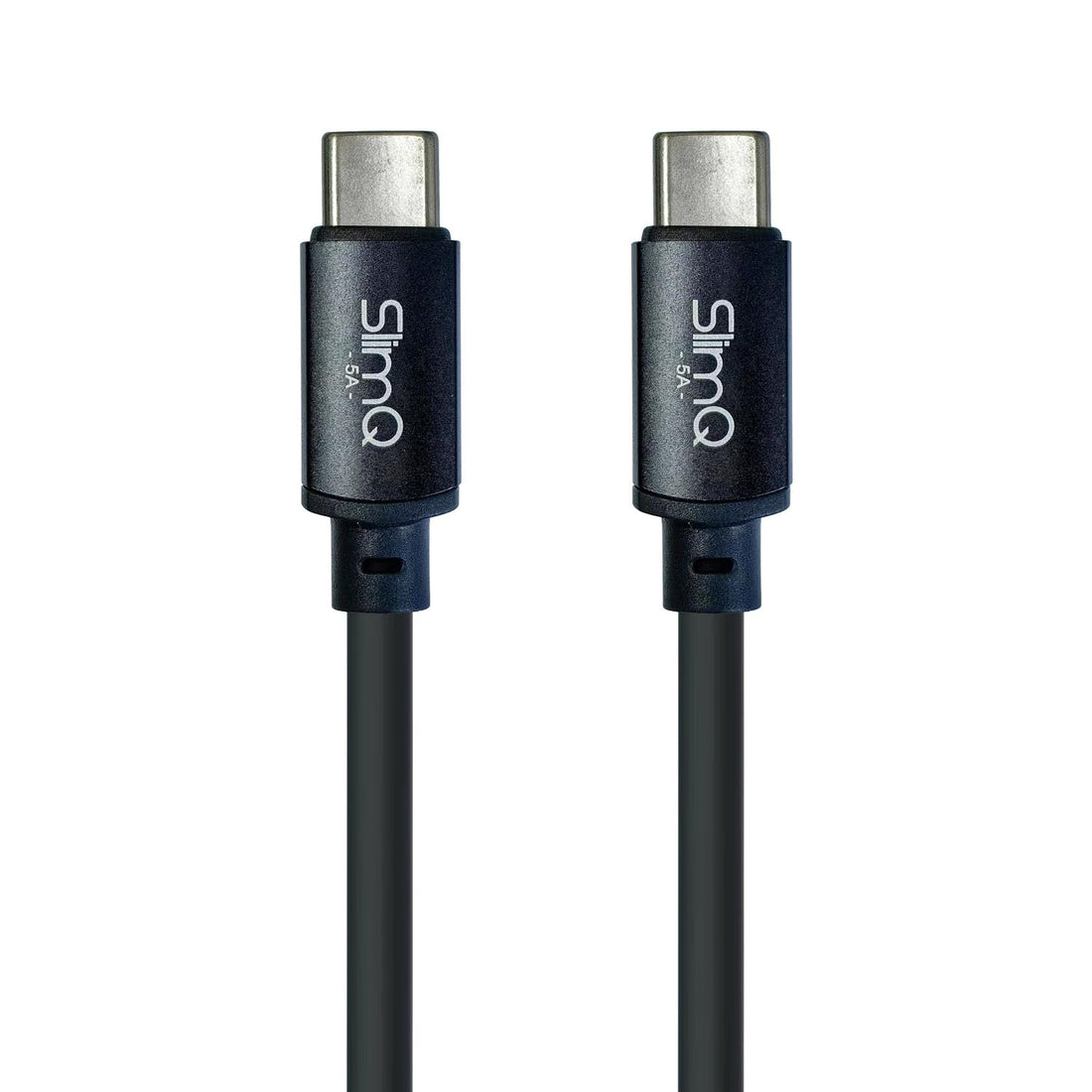 SlimQ 𝗦𝗹𝗶𝗺𝗤 USB C to USB C Charging Cable, Type-C to Type-C, C to C 3a for Mobile Phones, 100w Power for Laptops