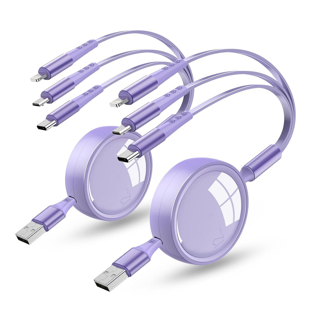 KIYODA 3 in 1 Charging Cable 2Pack