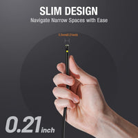 9.8Ft Dual Lens Inspection Camera, 5.5mm/0.21inch Diameter Endoscope Camera Waterproof Probe Compatible with NTS300,NTS450A,NTS500