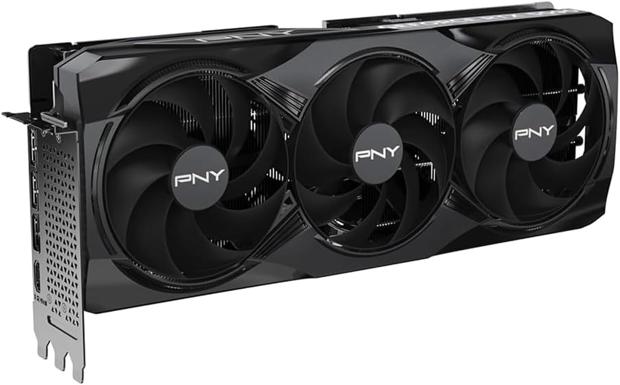 GeForce RTX 5090 Triple Fan Graphics Card – Close-up Detail