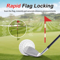AquilaPro Golf Rangefinder with Slope, 1000 Yards Laser Range Finder Golfing, 6X Magnification, Flag Pole Locking Vibration, Rechargeable Range Finders with Magnet Stripe