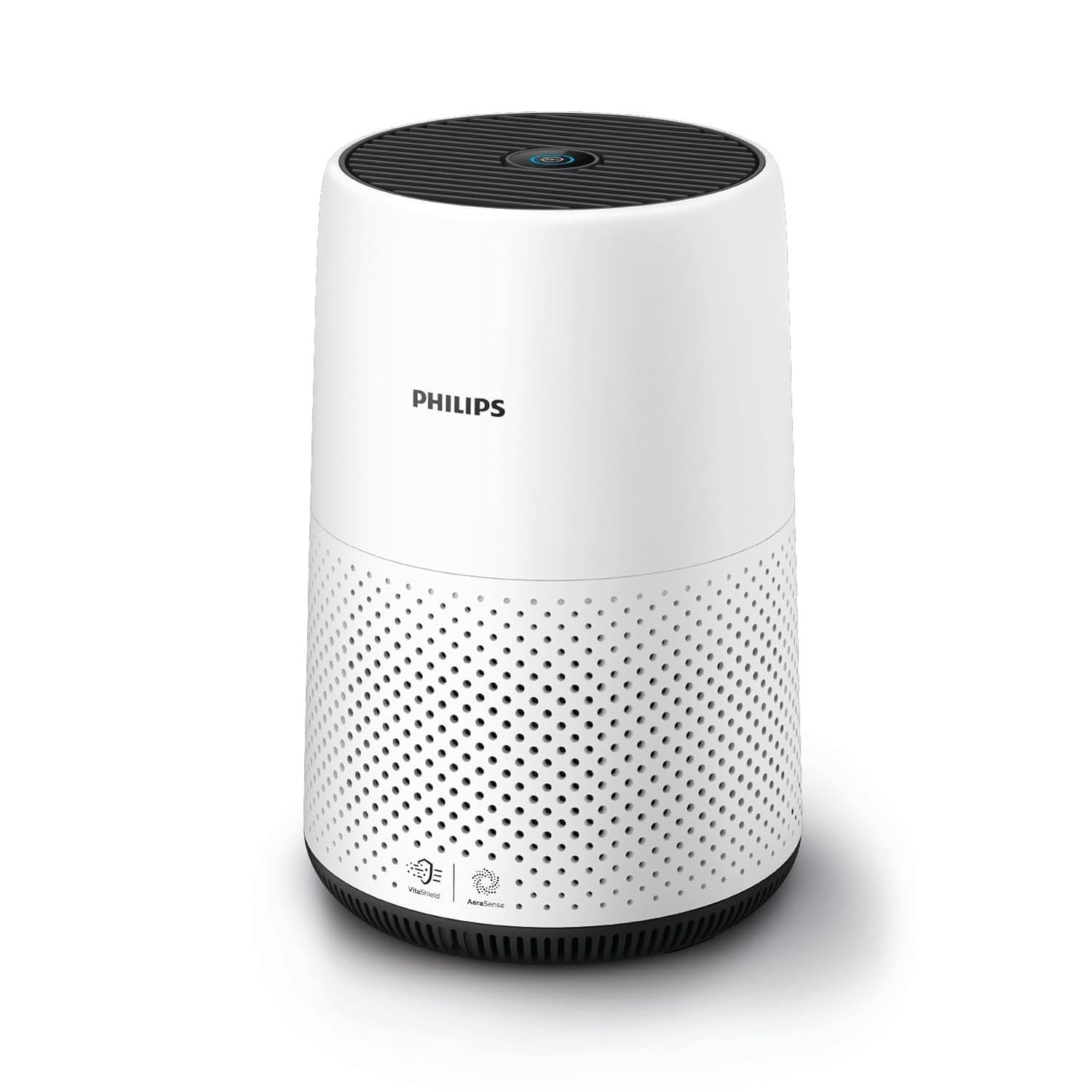 PHILIPS Air Purifier 800 Series, Purifies Rooms up to 698 sq ft (in 1h), 93 CMF Clean Air Rate (CADR), HEPA Filter, AHAM and Energy Star Certified, 99.99% allergen removal, AC0820/40, White