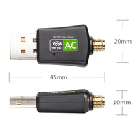 Free Driver USB WiFi Adapter for PC, AC600M USB Wi-fi Dongle 802.11ac Wireless N