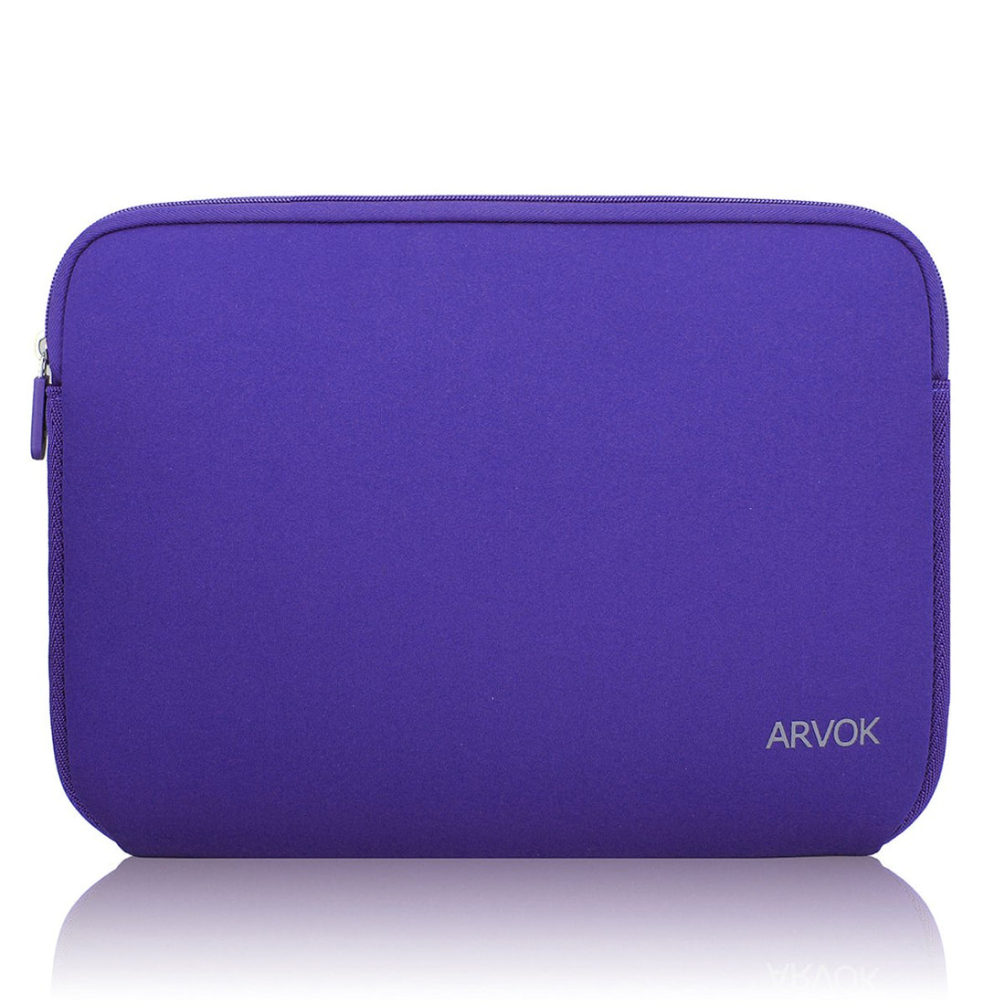 Arvok 15 15.6 Inch Water-resistant Neoprene Laptop Sleeve Case Bag/Notebook Computer Case/ Briefcase Carrying Bag/ Skin Cover For Acer/ Asus/ Dell/ Fujitsu/ Lenovo/ HP/ Samsung/ Sony/ Toshiba(Purple)