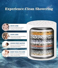 3 pcs Replacement Cartridge 18 Stage Shower Head Filter Clean Softener Remove Chlorine and Fluoride with Vitamin C Quickly 3-6 Months And Harmful Substances Form Hard Water