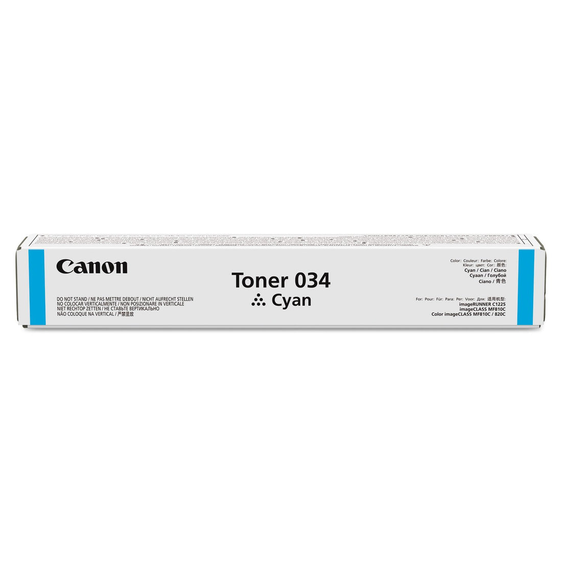 Canon 034 Laser Toner Cartridge (Cyan)
