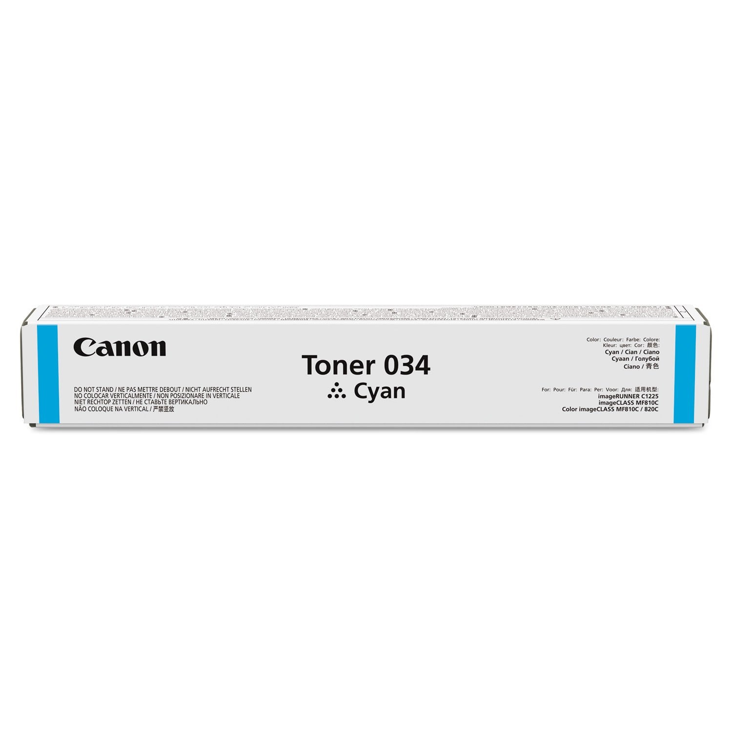 Canon 034 Laser Toner Cartridge (Cyan)