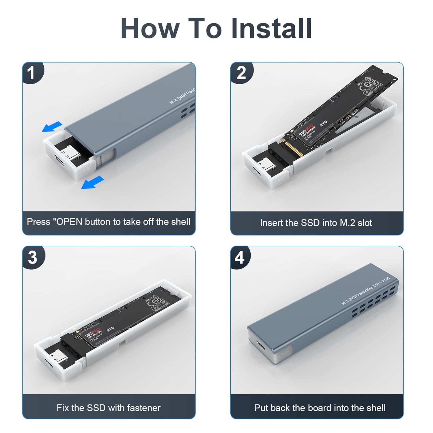 M.2 NVMe SSD Enclosure