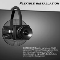 IYOFINE Eye to Cam 3 Webcam 1080P Manual Focus with Suction Cup of Middle Screen, Eye to Camera,Center Screen Webcam,Create a Positive Connection in Every Calls/Conferencing (1080P MF)