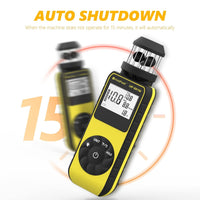 Digital Anemometer Handheld Wind Speed Meter, HOLDPEAK 881M Digital Cup Anemometer Wind Speed Gauge with Compass, LED Screen, Data Hold, 360° Outdoor Wind Velocity Measurement 0.7~42m/s, ℃/℉, Yellow