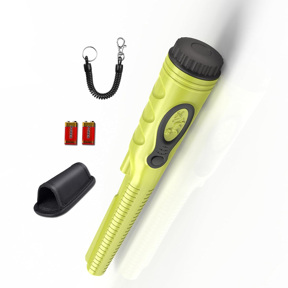 Fully Waterproof Pinpoint Metal Detector Pinpointer - 360° Search Pinpointing Finder Probe Treasure Hunting Tool Accessories for Adults and Kids (Three Mode) 2023 Hs08 Green