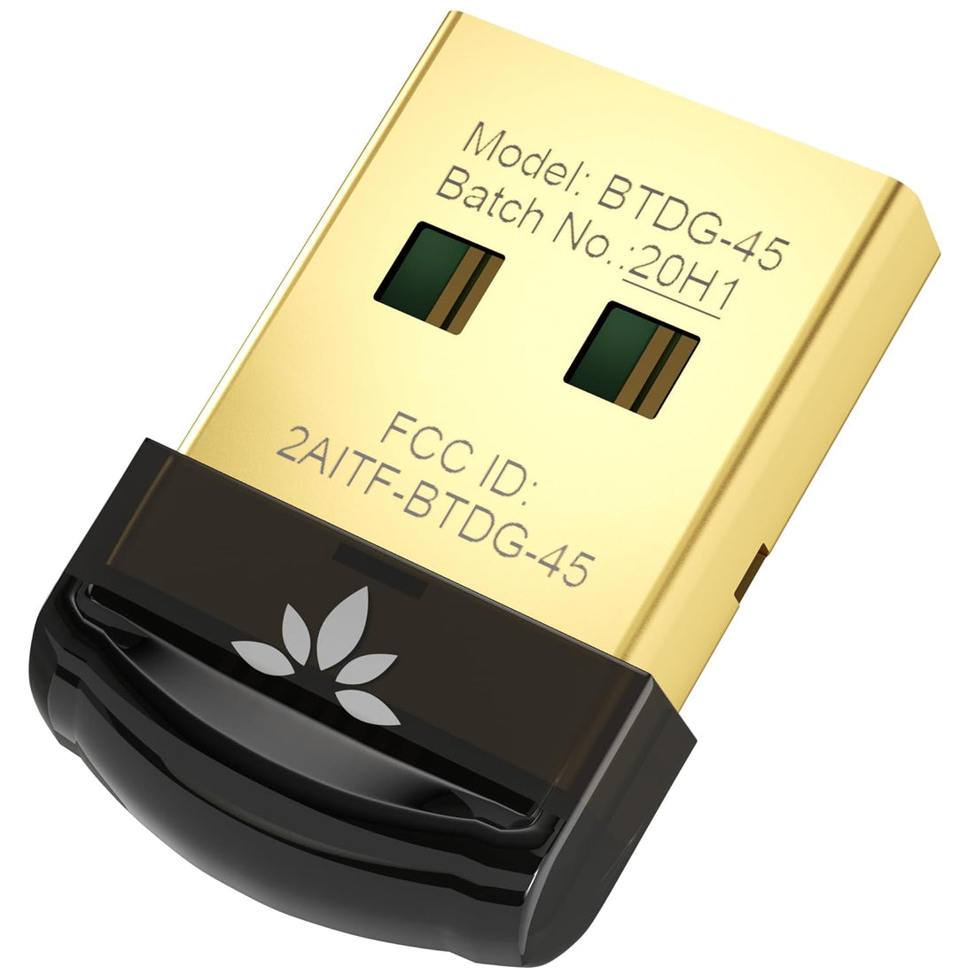 Avantree DG45 - Bluetooth 5.0 USB Dongle, Bluetooth Adapter for PC Windows 11 / 10 / 8.1 / 8
