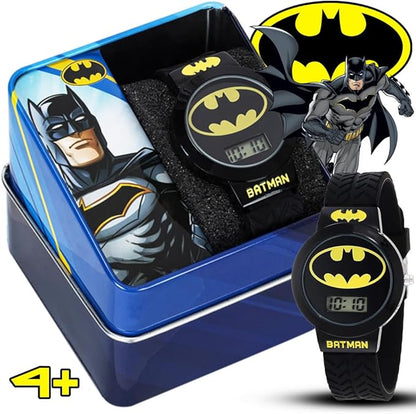 Batman Kids Watch: BAT5041 Batman Timepiece with Black – Side View