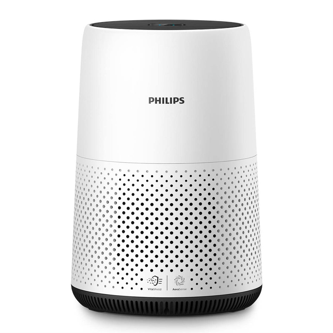 PHILIPS Air Purifier 800 Series, Purifies Rooms up to 698 sq ft (in 1h), 93 CMF Clean Air Rate (CADR), HEPA Filter, AHAM and Energy Star Certified, 99.99% allergen removal, AC0820/40, White