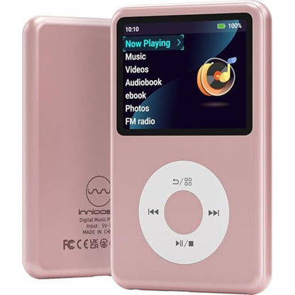 64GB MP3 Player: Bluetooth Y1 Portable Music Digital Player – Front View