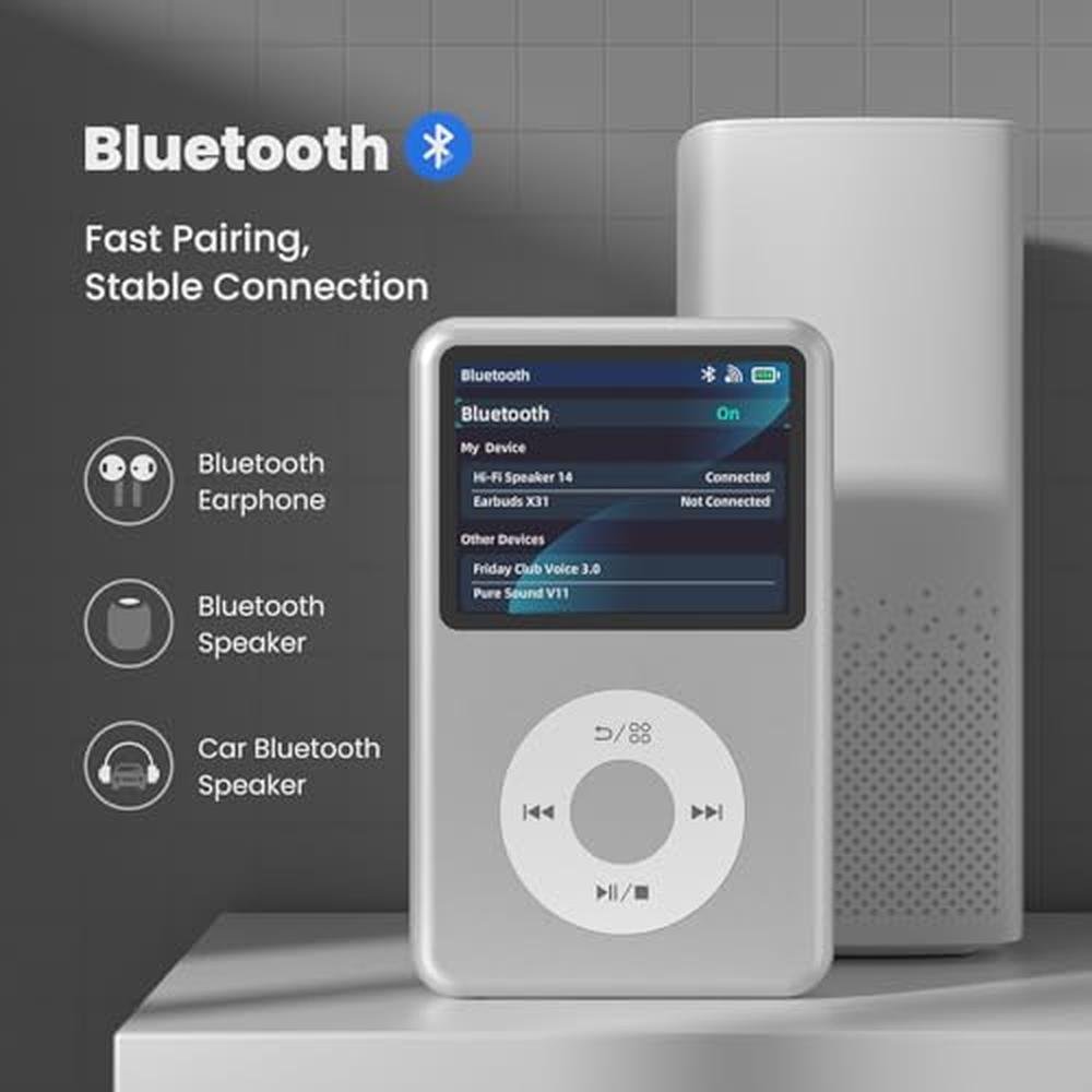 64GB MP3 Player: Y1 Portable Music Digital Player with – Close-up Detail