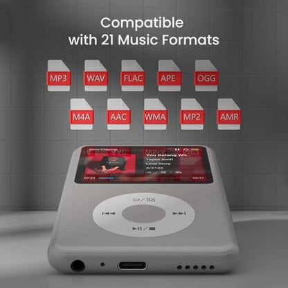 64GB MP3 Player: Y1 Portable Music Digital Player with – In Use