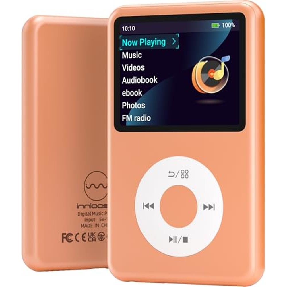 64gb Mp3 Player: Bluetooth Y1 Portable Music Digital Player – Front View