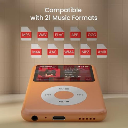 64gb Mp3 Player: Bluetooth Y1 Portable Music Digital Player – In Use
